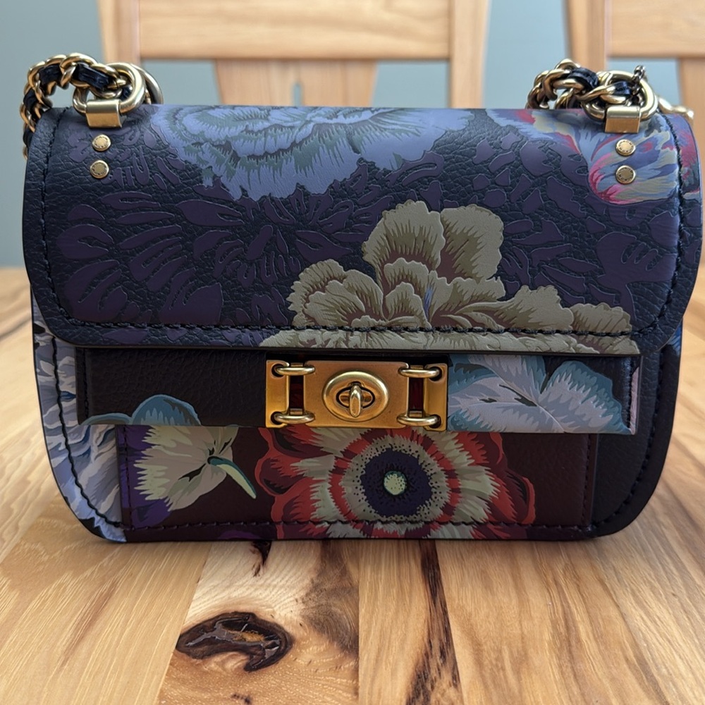 NWT Coach Troupe Crossbody With Kaffe Fassett Print - Picture 5 of 14